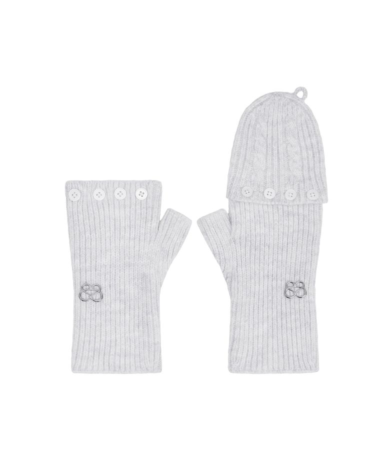 MULTIWAY KNIT GLOVES [HEATHER GREY]