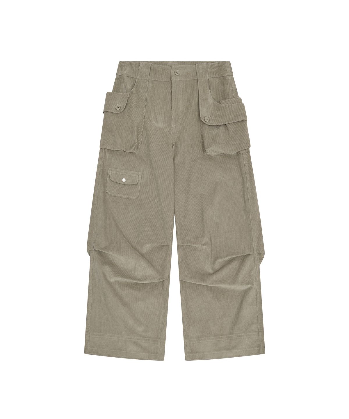 뚜오미오(TUOMIO) BUTTON POCKET CORDUROY PANTS [BEIGE]