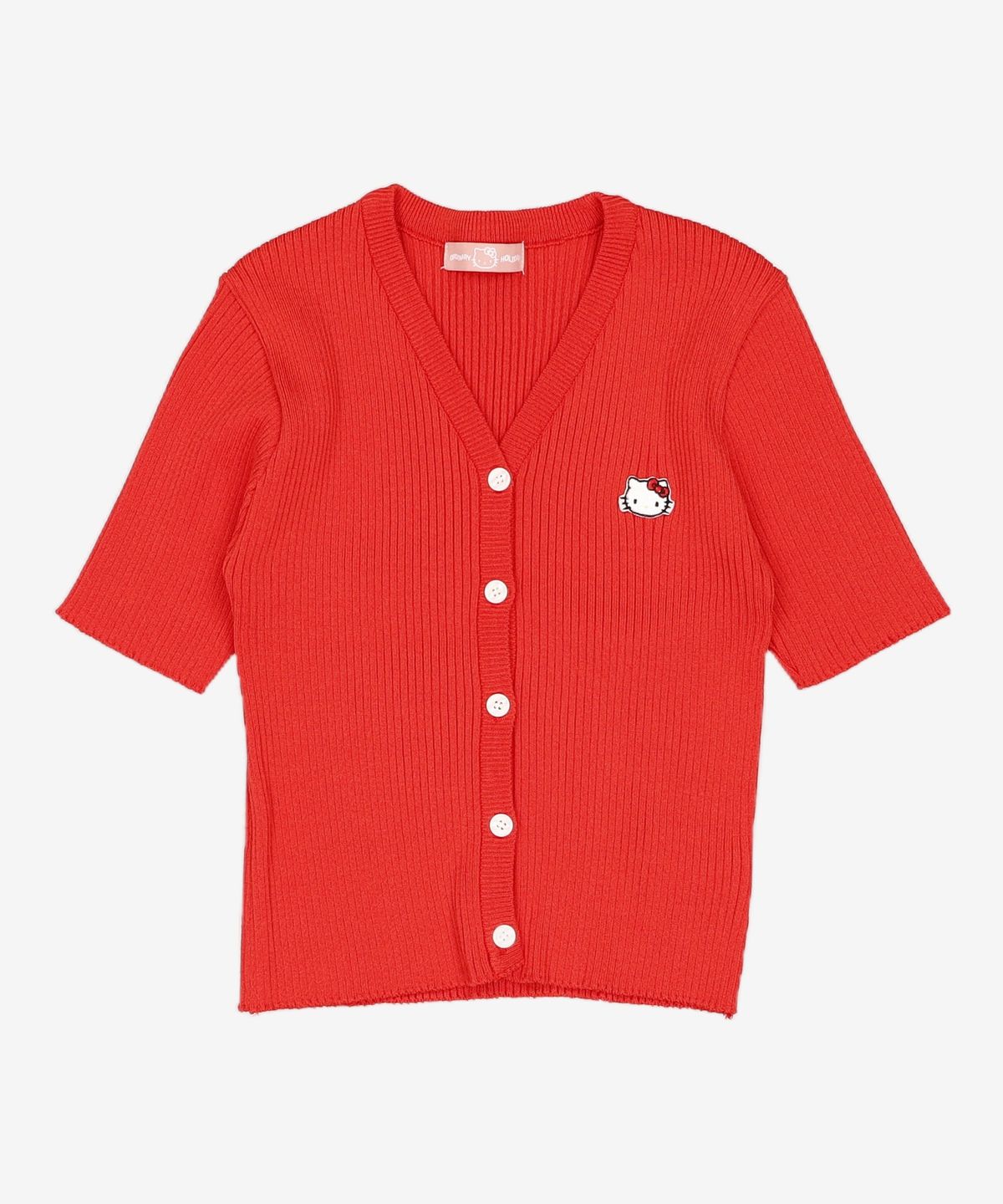 오디너리 홀리데이(ORDINARY HOLIDAY) 헬로키티체리가디건 HELLO KITTY CROP CARDIGAN FRE