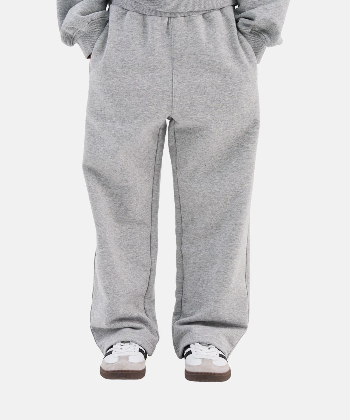 아웃도어 프로덕츠 키즈(OUTDOOR PRODUCTS KIDS) 여아 백그래픽 저지팬츠 (멜란지 그레이) OD263BPT74_MLG