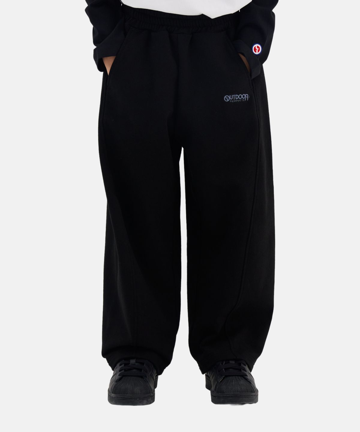 아웃도어 프로덕츠 키즈(OUTDOOR PRODUCTS KIDS) 커브드 저지팬츠 (블랙) OD263BPT02_BLK