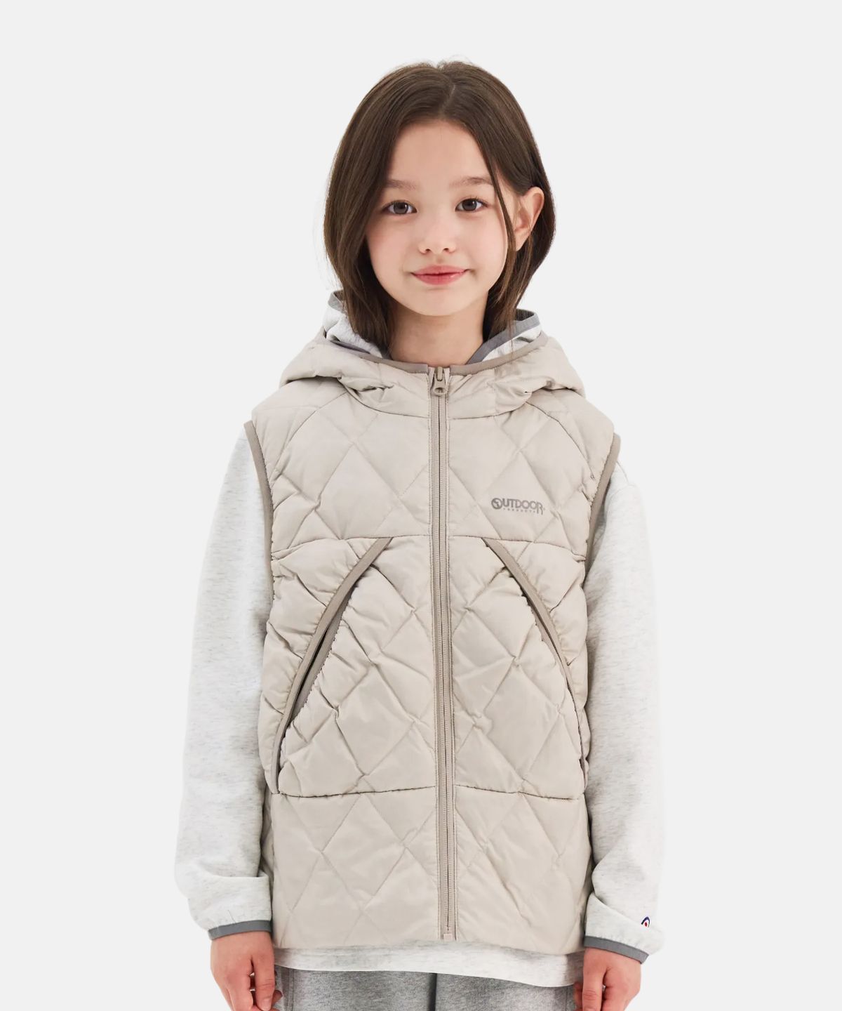 아웃도어 프로덕츠 키즈(OUTDOOR PRODUCTS KIDS) 경량 다운베스트 (베이지) OD263OVT03_BEI