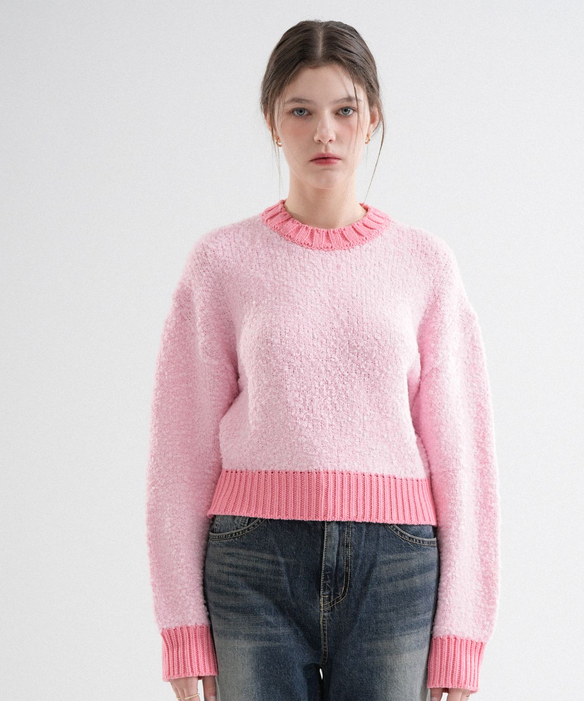 블레티(VLETI) Wool Coloration Knit (Pink)