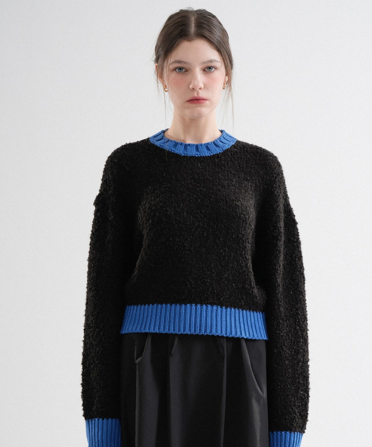 블레티(VLETI) Wool Coloration Knit (Black)