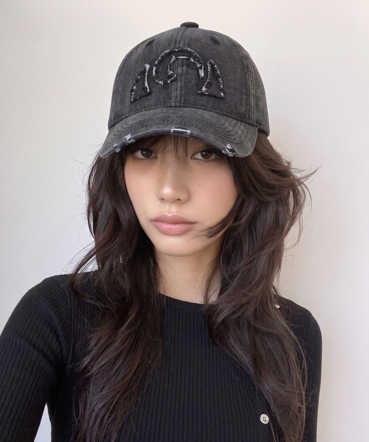 슈퍼드라이(SUPERDRY) 워싱 태환 볼캡 블랙 SDUGQDQ01BLK