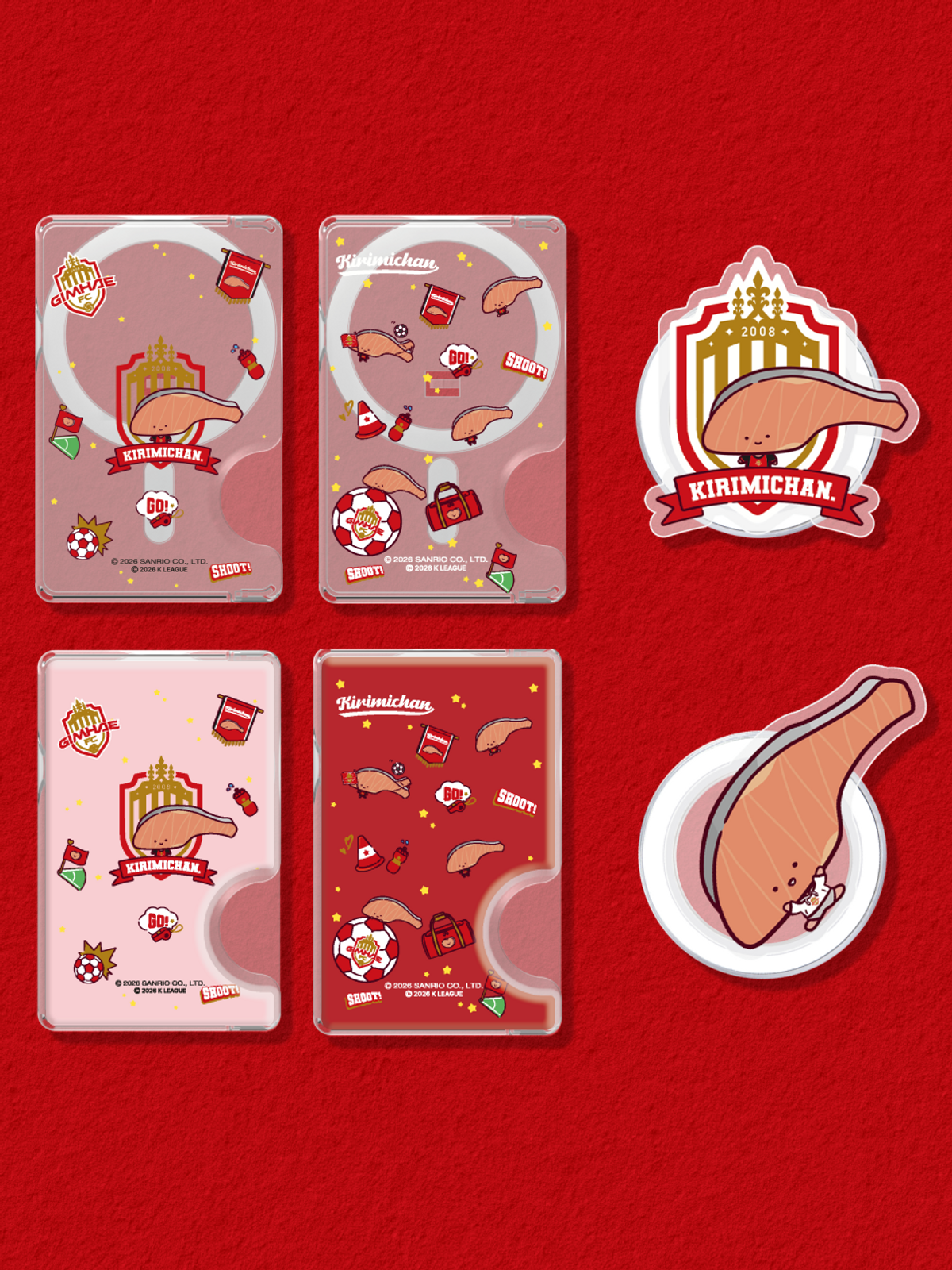 디자인스킨(DESIGNSKIN) [그래픽마켓] 마그넷 악세사리-K리그X산리오캐릭터즈-김해FC