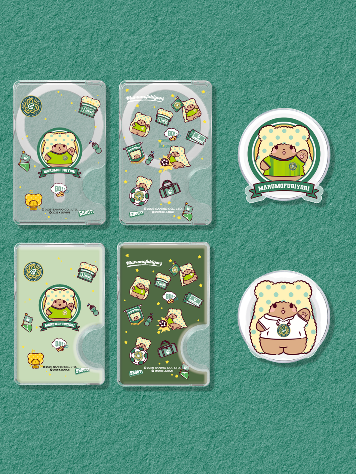 디자인스킨(DESIGNSKIN) [그래픽마켓] 마그넷 악세사리-K리그X산리오캐릭터즈-김포FC