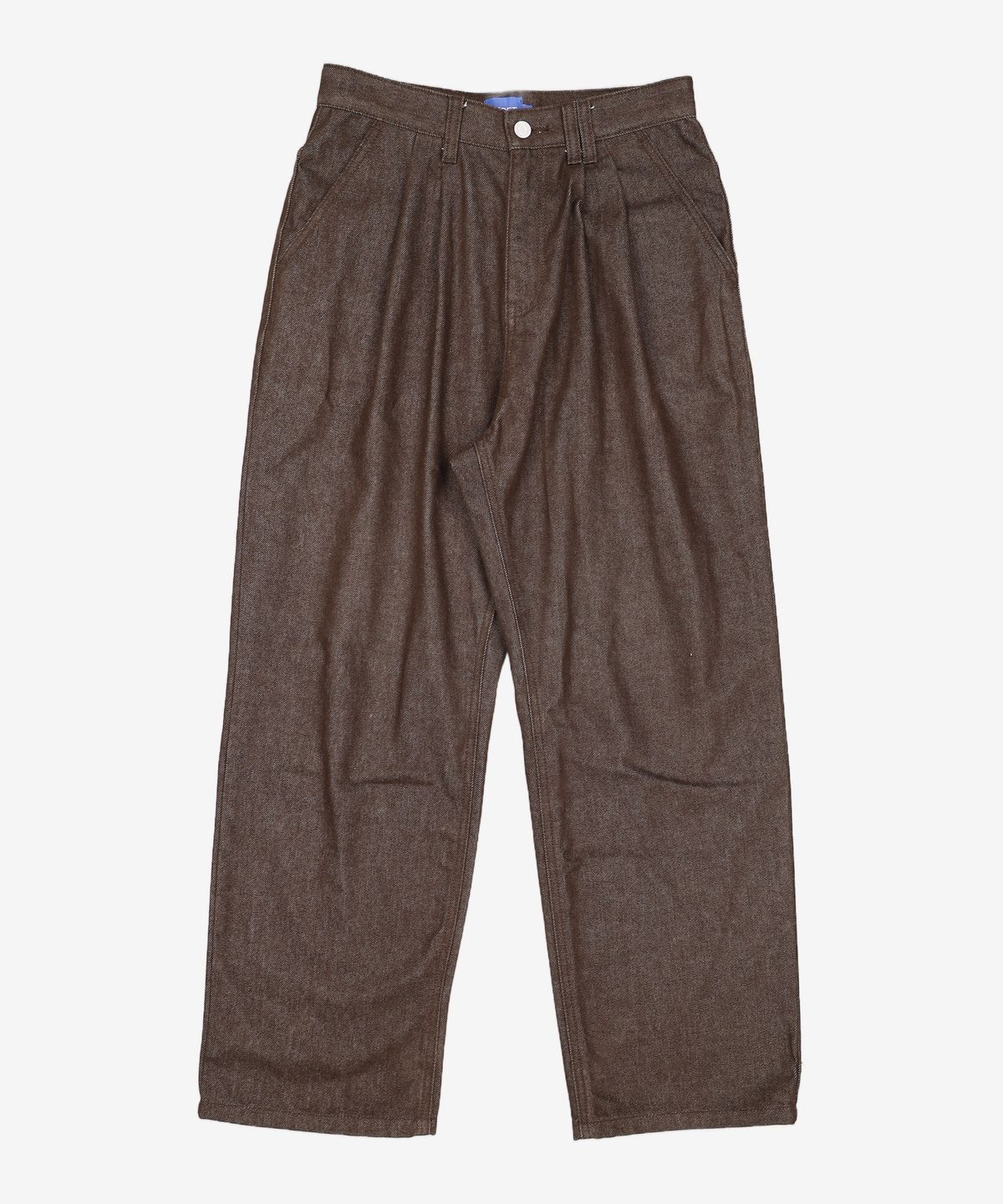 데케트(DECET) Dawn 2Pleats Wide Jeans DCPT007CPBrown 28