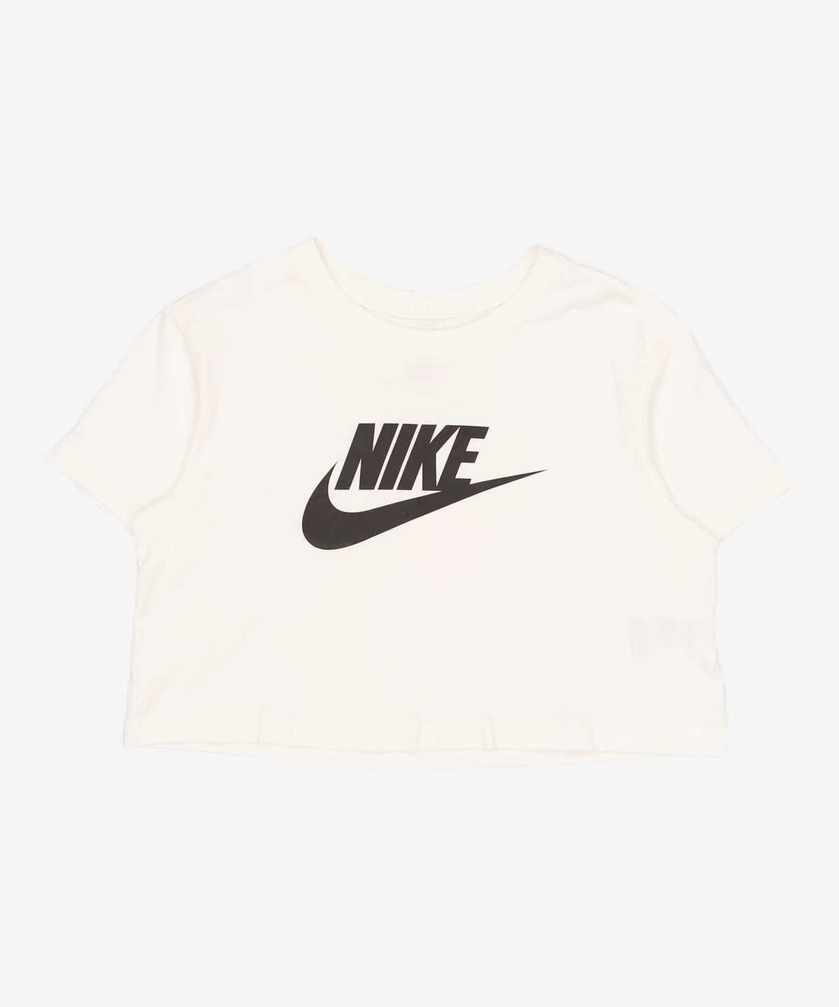 나이키(NIKE) 스포츠웨어 에센셜 크롭 티셔츠 W - 화이트:블랙 / BV6176-100 M