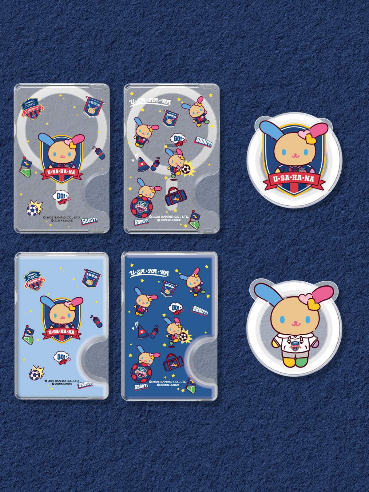 디자인스킨(DESIGNSKIN) [그래픽마켓] 마그넷 악세사리-K리그X산리오캐릭터즈-수원FC
