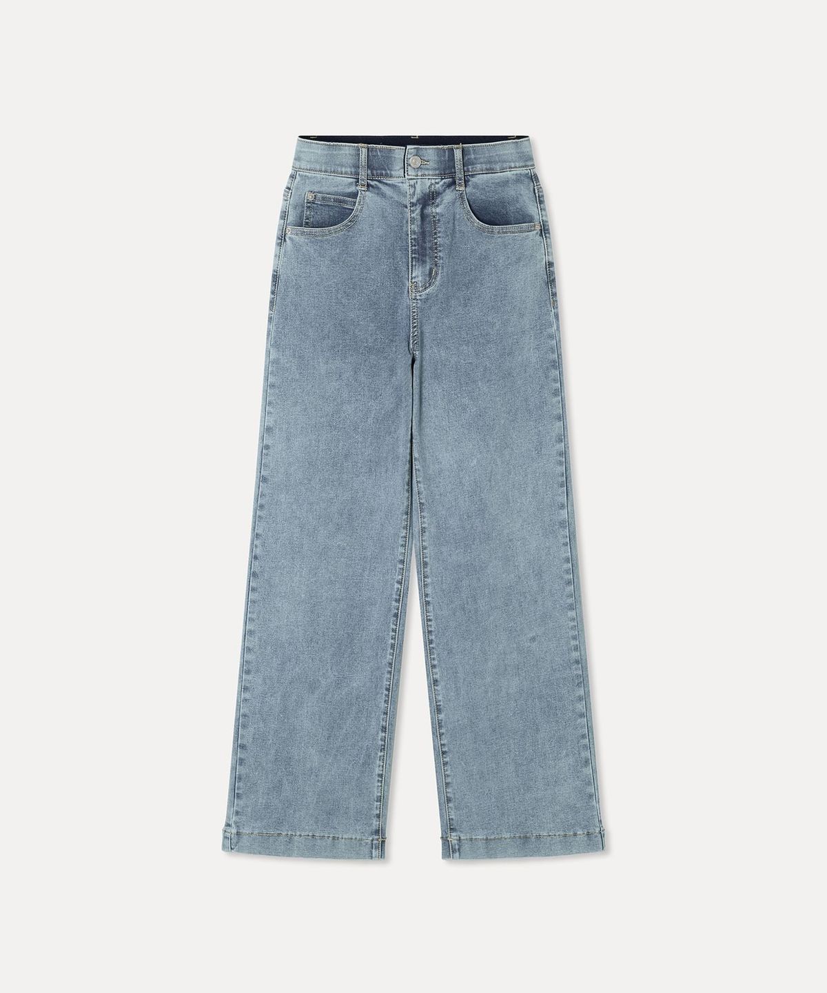 미쏘(MIXXO) 밴딩 스트레이트핏 데님 RE TJG81AS_MIWTJG91AA