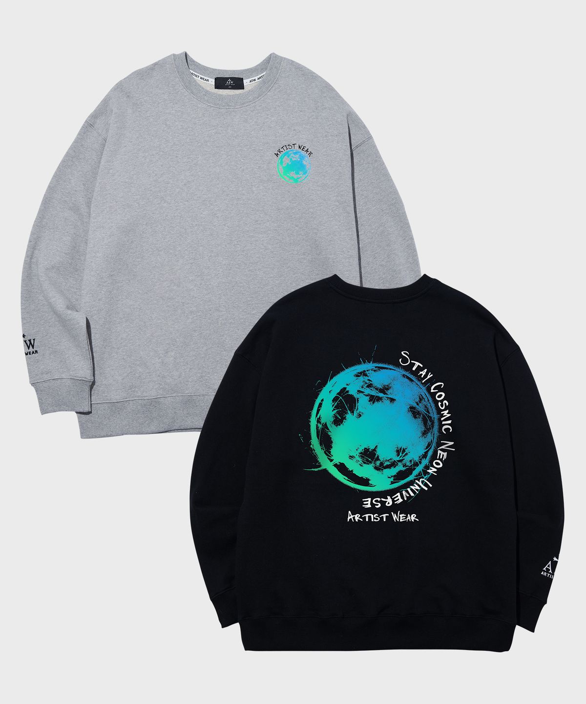 아티스트웨어(ARTISTWEAR) 네온어스 맨투맨 - 2COLOR