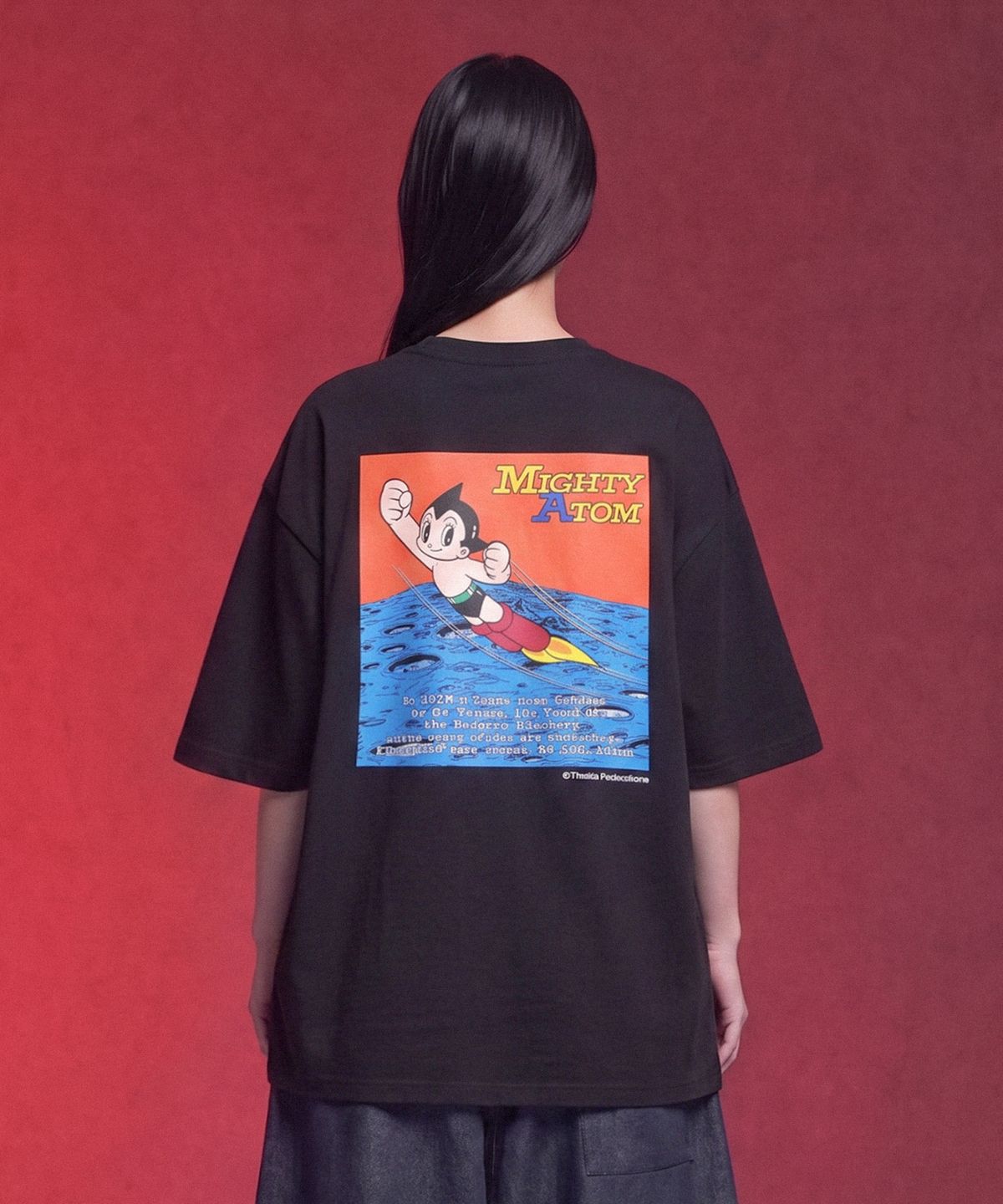 러기드하우스(RUGGED HOUSE) 러기드하우스X아톰 ASTRO BOY MIGHTY ATOM POSTER TEE 블랙