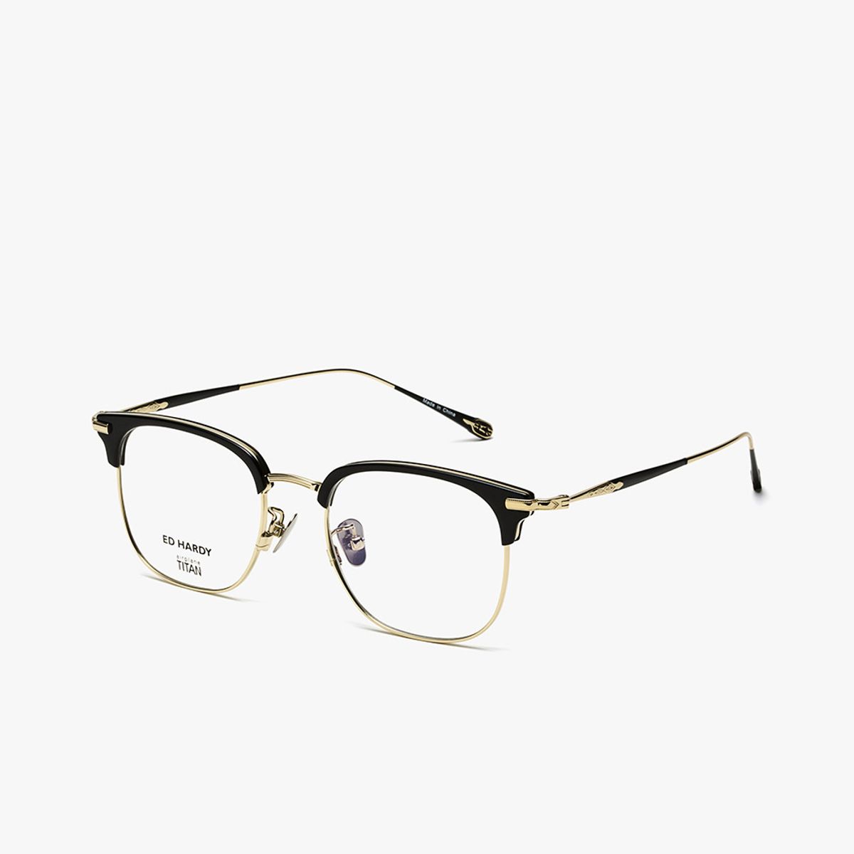 에드하디아이웨어(EDHARDY EYEWEAR) 안경테(ED5021 BLACKGOLD 50)