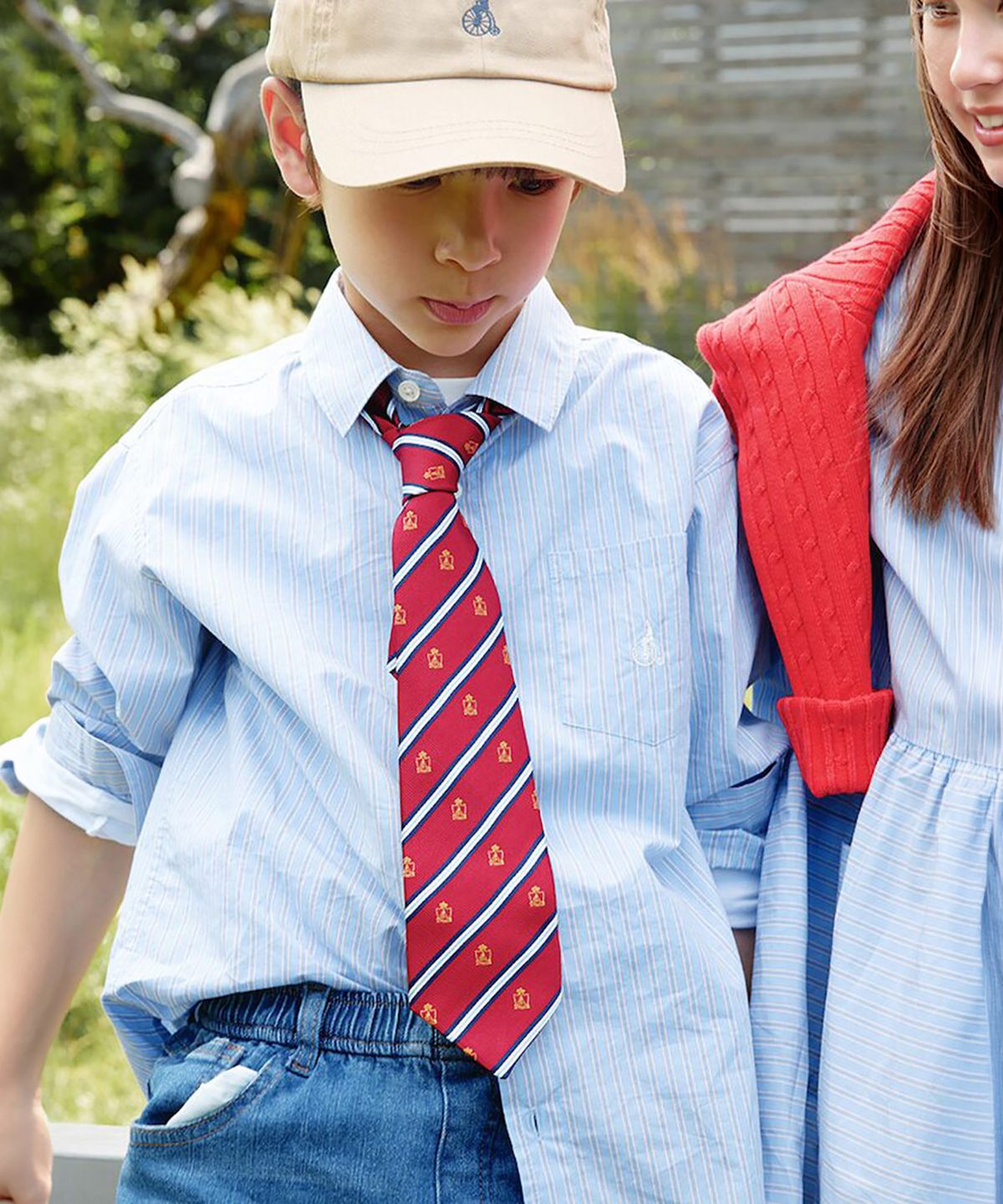 빈폴 키즈(BEANPOLE KIDS) 클래식 스트라이프 셔츠  스카이 블루 (BI6864U04Q)
