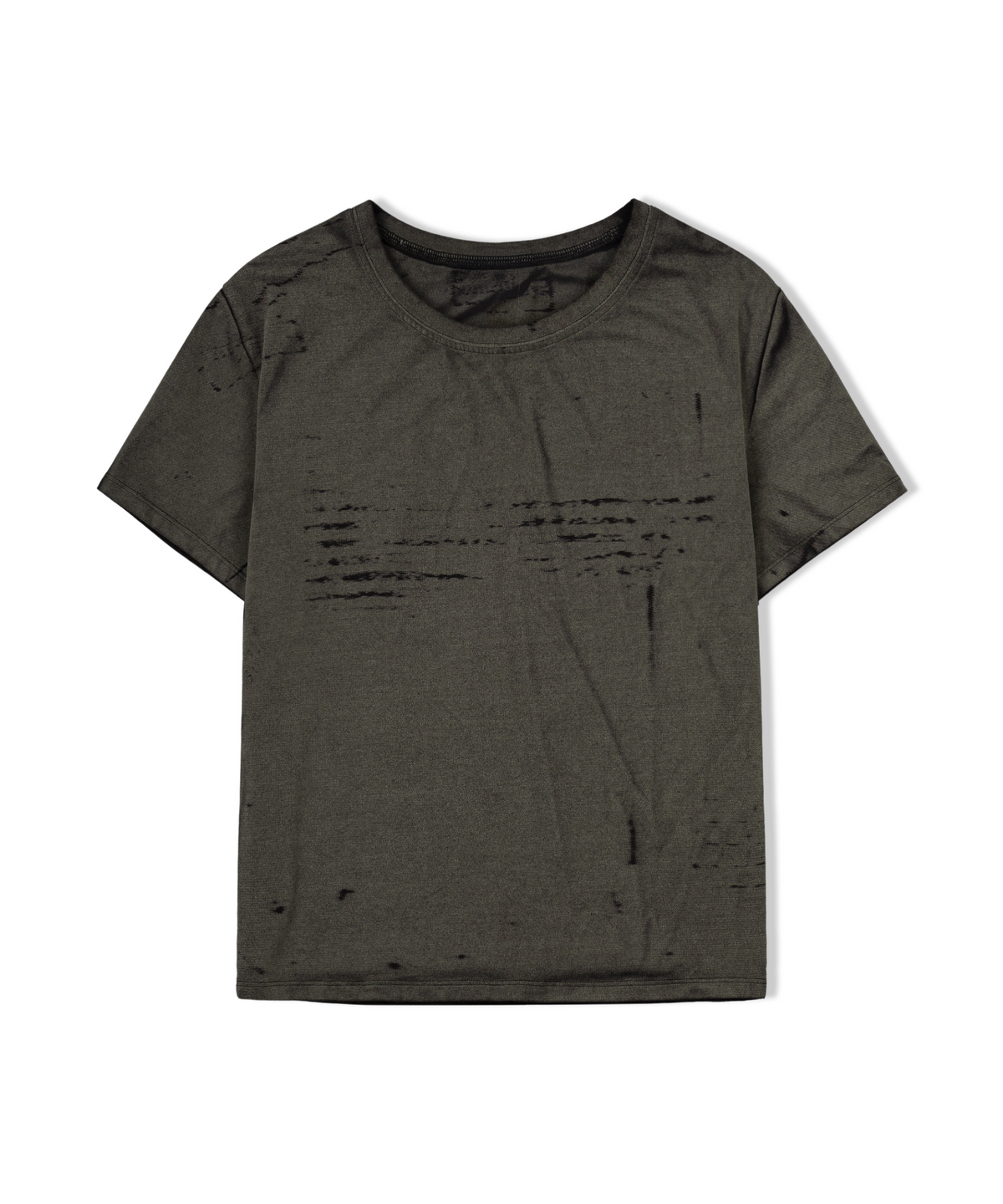 보니앤키예(BONIENKIYE) (M)Laser-Etched Tee (Khaki)