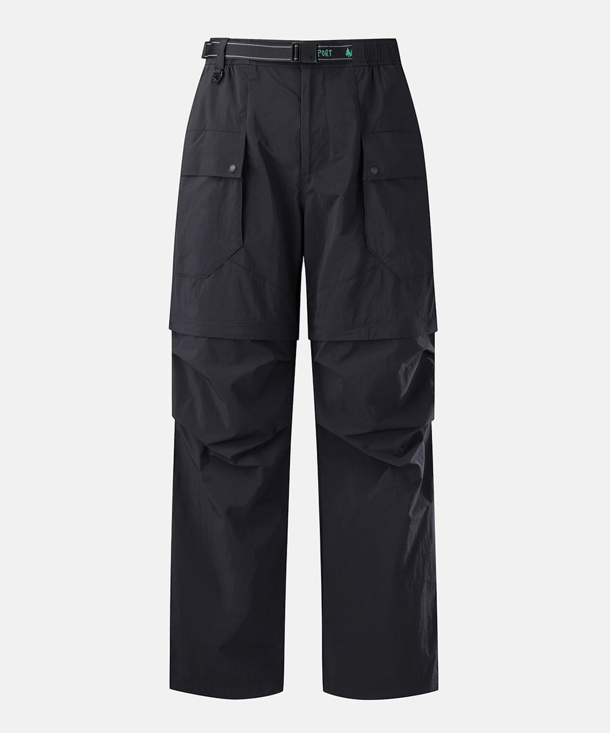 코오롱스포츠(KOLON SPORT) 남성 루즈핏 디테쳐블 팬츠 TLPNA26401BLK