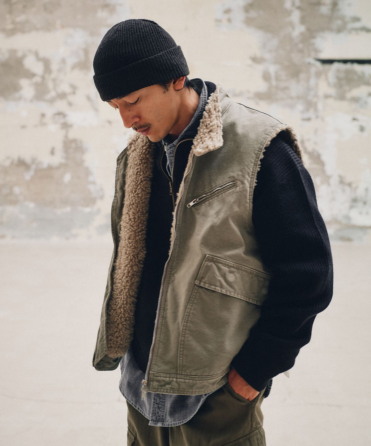 헤비웨더(HEAVY WEATHER) 옥스포드 하이넥 베스트 1color