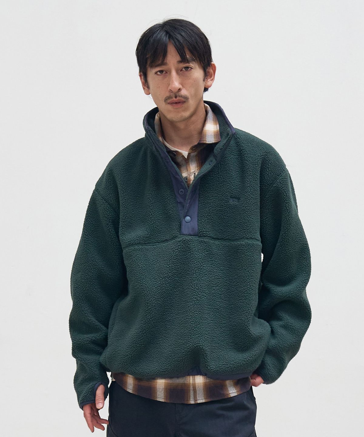 헤비웨더(HEAVY WEATHER) 스포티 플리스 하이넥 풀오버 2color
