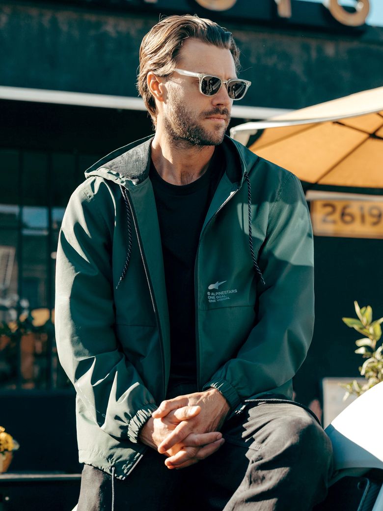 SPEEDER RESOLVE WINDBREAKER JACKET - PINE