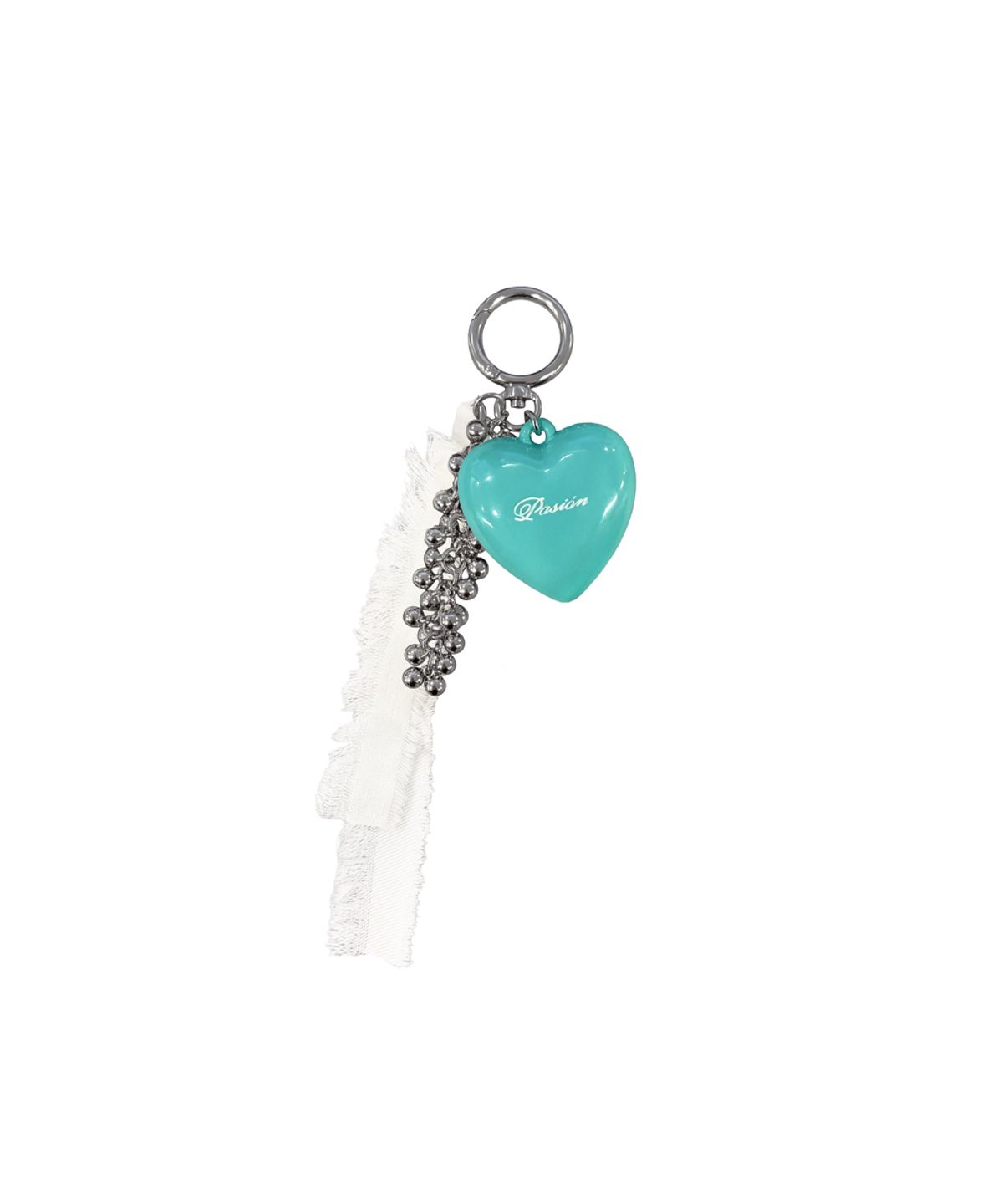 파시온(PASION) 로젤 참 키링_민트 Roselle Charm Keyring _Mint