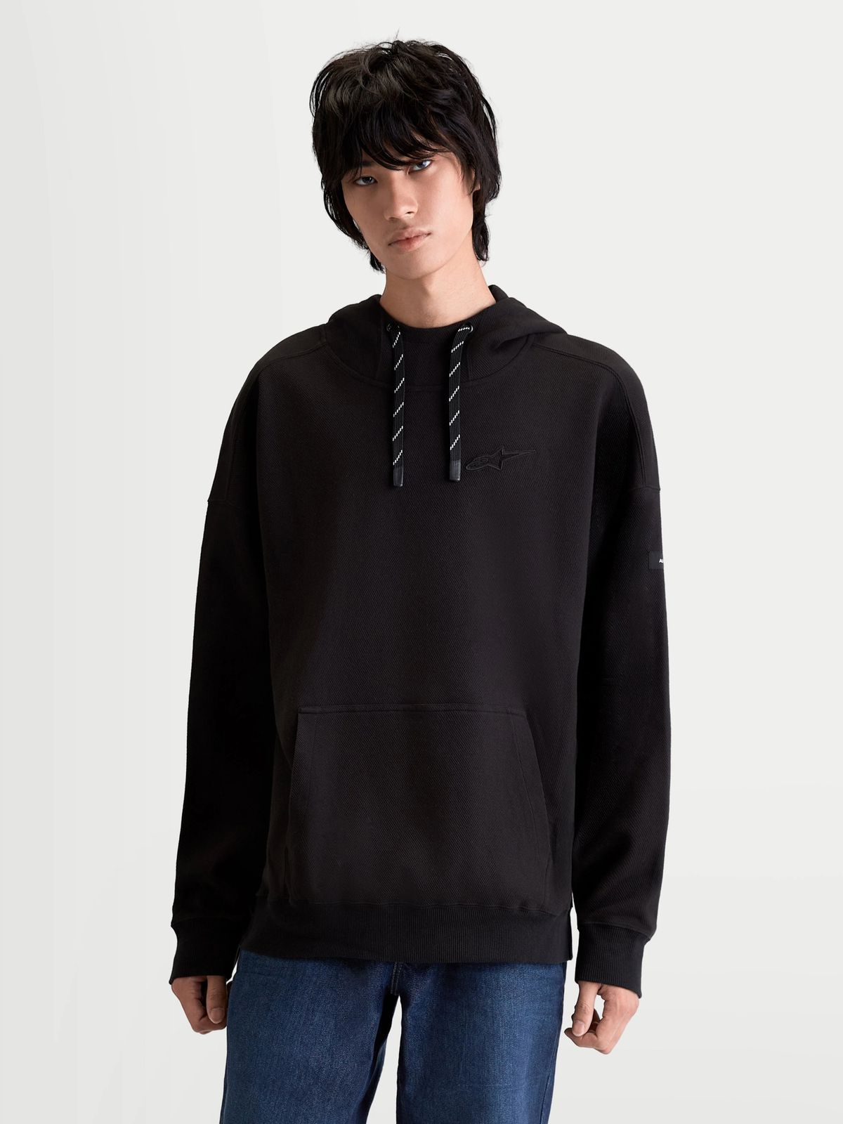 알파인스타즈(ALPINESTARS) CAMINO TEXTURED OVERSIZED HOODIE - OFF BLACK