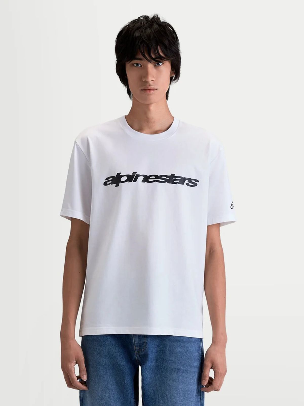 알파인스타즈(ALPINESTARS) RACE WORDMARK SS CSF TEE - WHITE/BLACK