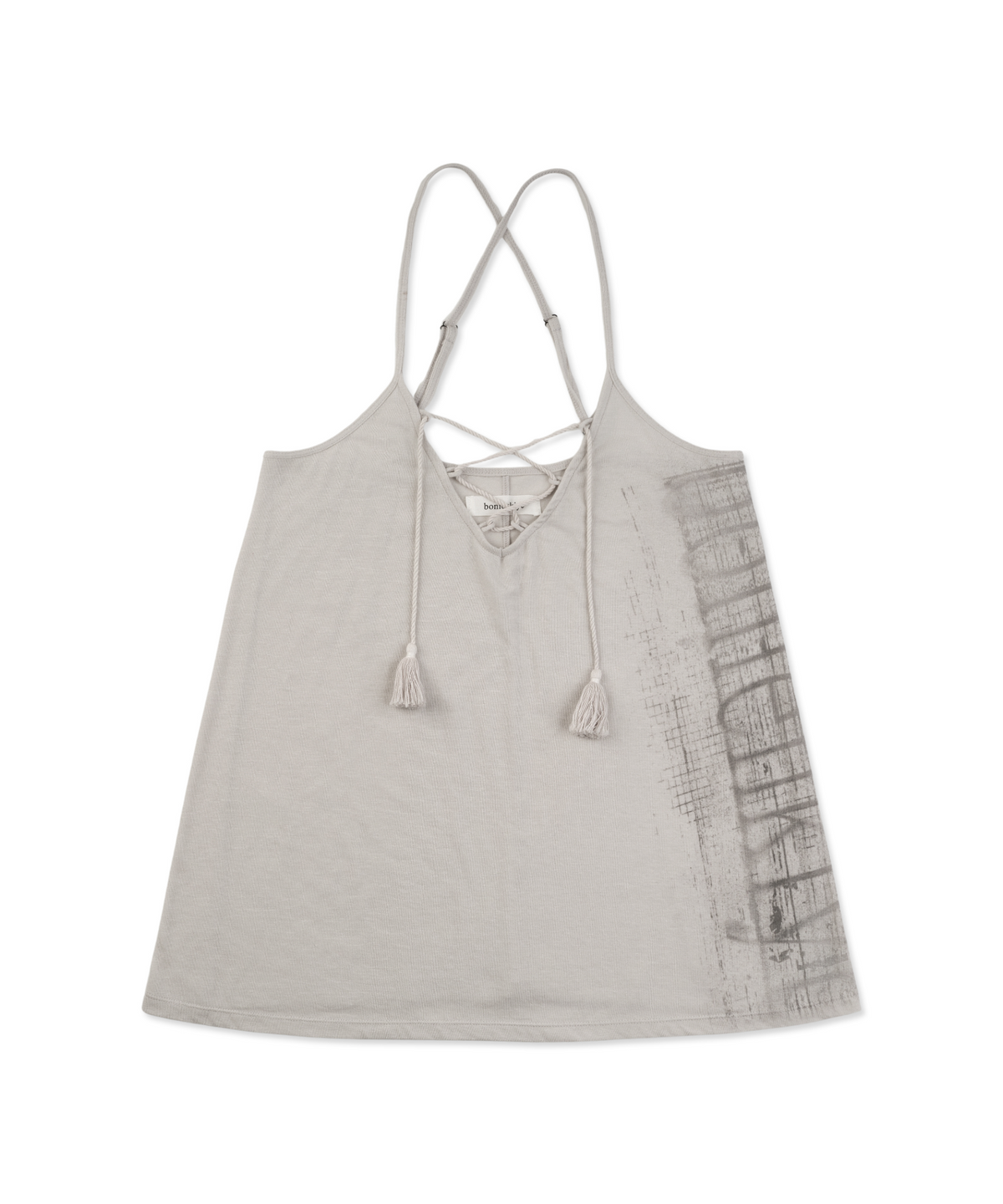 보니앤키예(BONIENKIYE) X-Strap Slip Tank (Light Gray)
