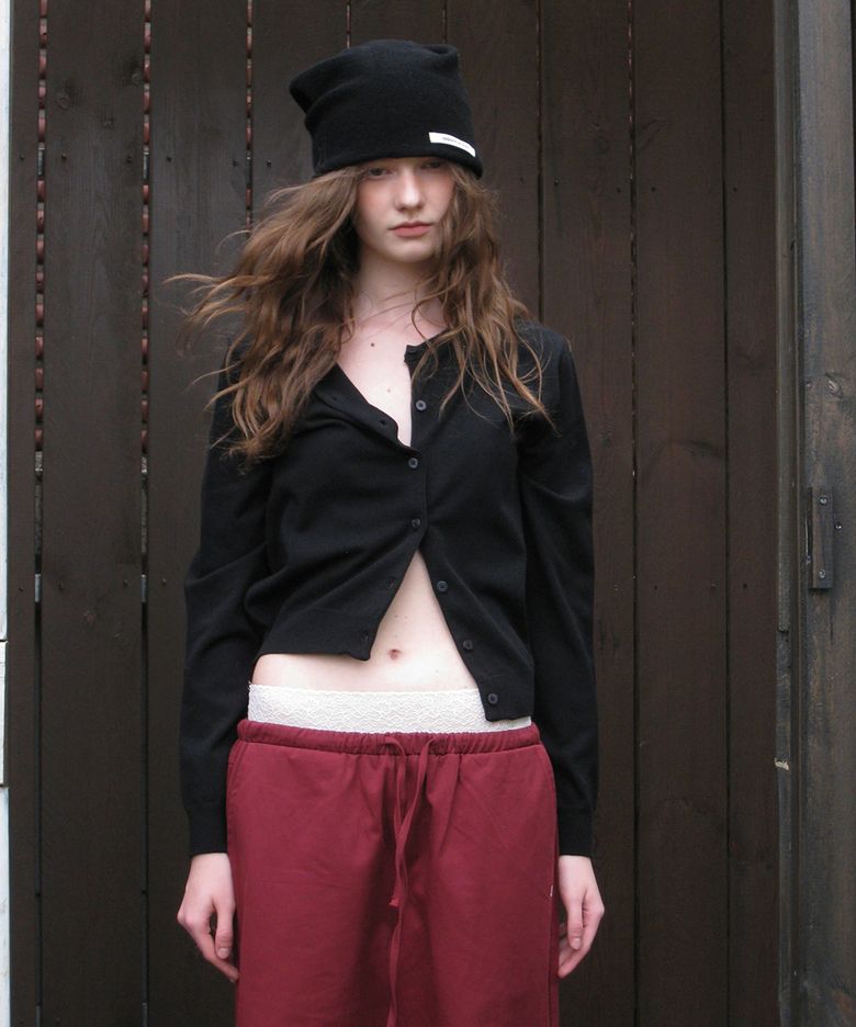 Liddle round cardigan - Black