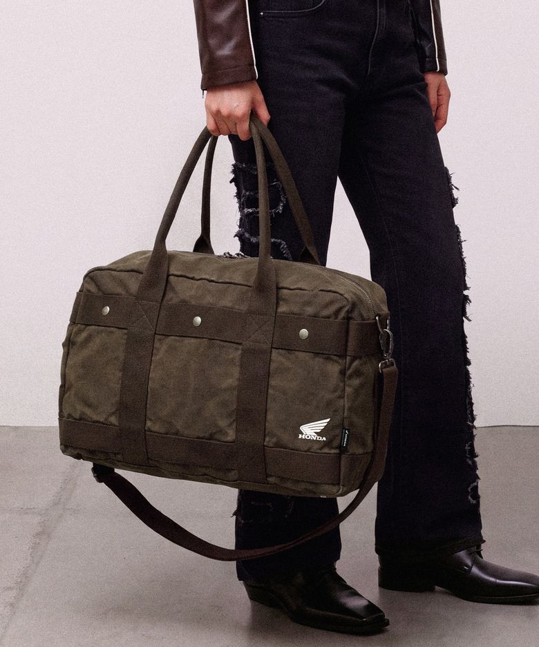 Washed Field Duffle Bag Brown