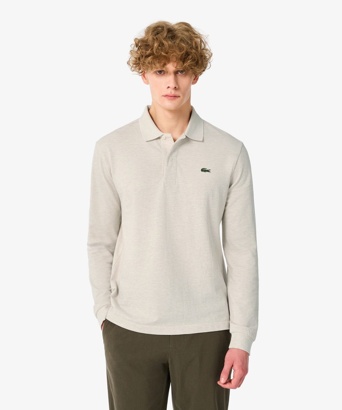 라코스테(LACOSTE) 남성 프렌치 레귤러핏 긴팔 베이직 폴로 셔츠 PH732E-56N I18