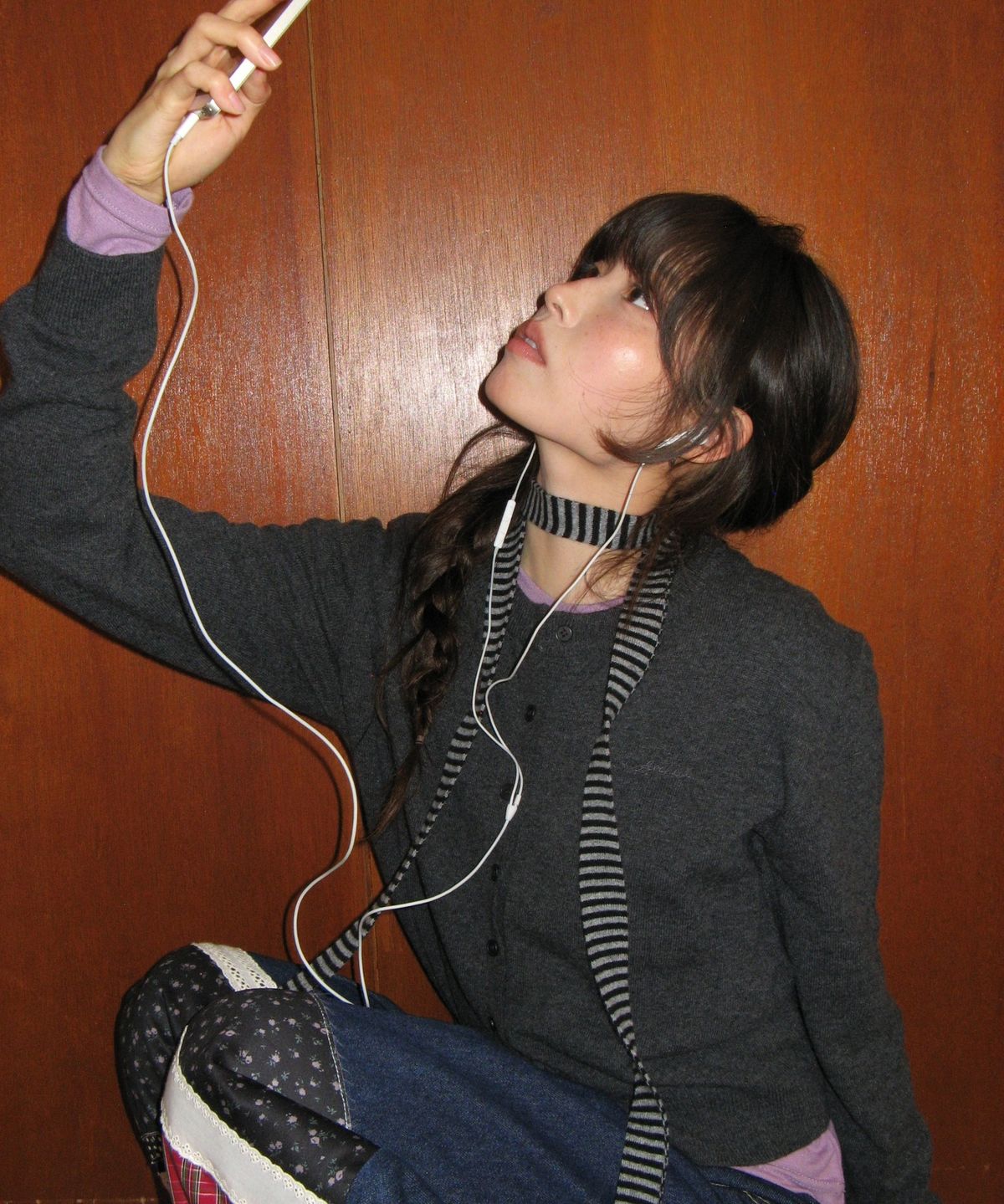 론론(RONRON) BASIC WOOL ARCHIVE CARDIGAN CHARCOAL