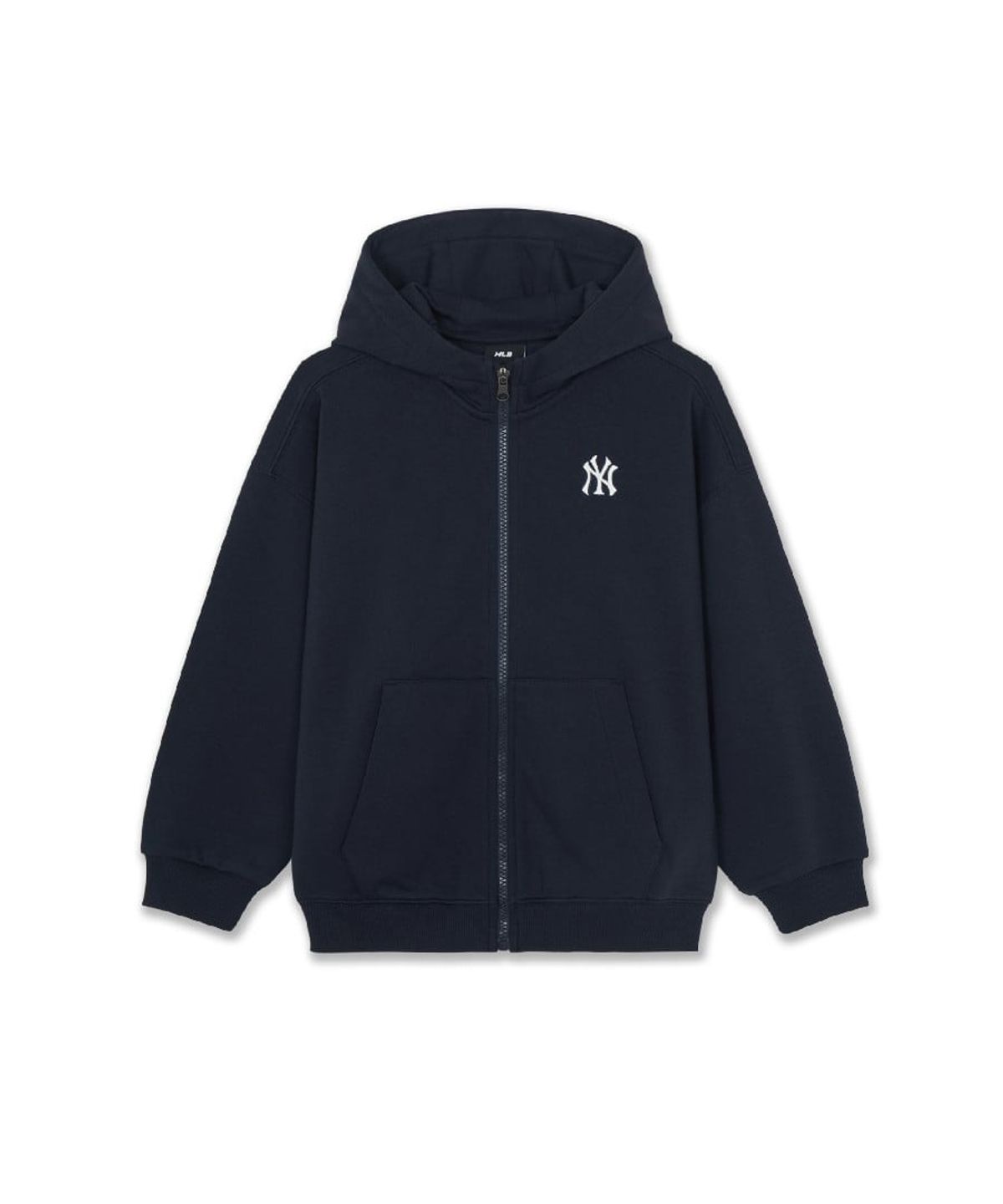 엠엘비 키즈(MLB KIDS) 스포티브 베이직 스몰로고 후드집업 NY (D.Navy)