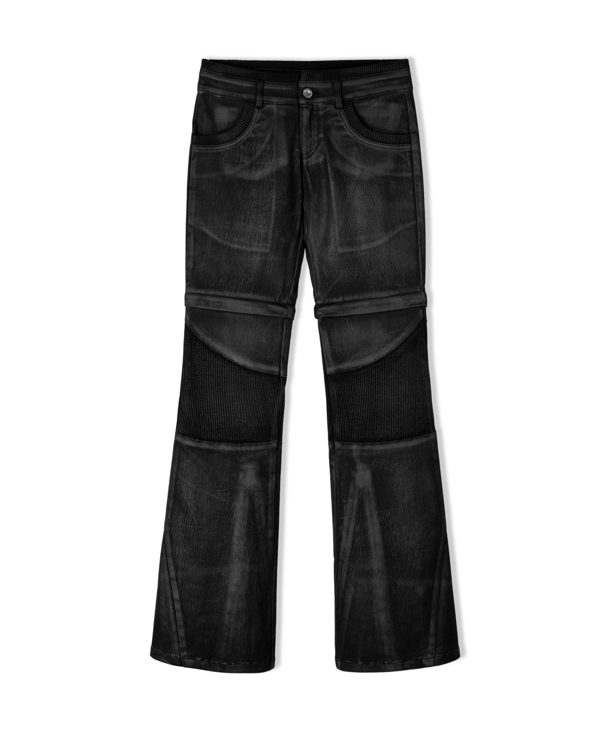 보니앤키예(BONIENKIYE) (M)Waxed 2-Way Zip Pants