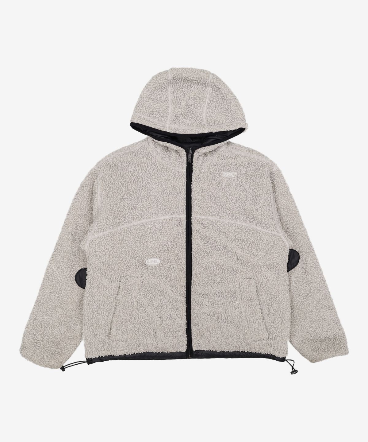리복(REEBOK) 리복X라이풀 리버시블 쉐르파 자켓 - 라이트그레이/ GL2733 S