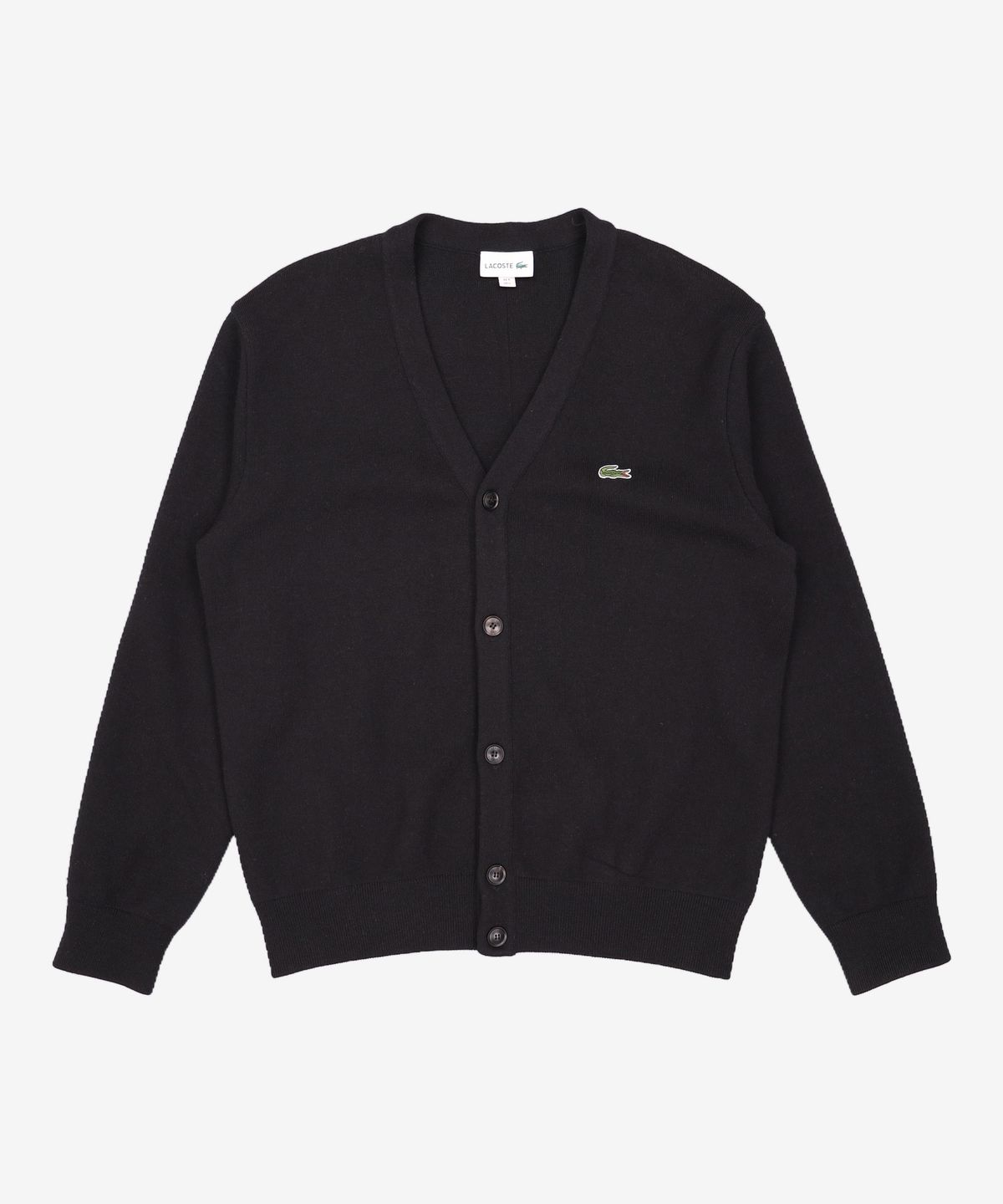 라코스테(LACOSTE) 남성 베이직 방모 와이넥 가디건 AH360E-52N 031 105