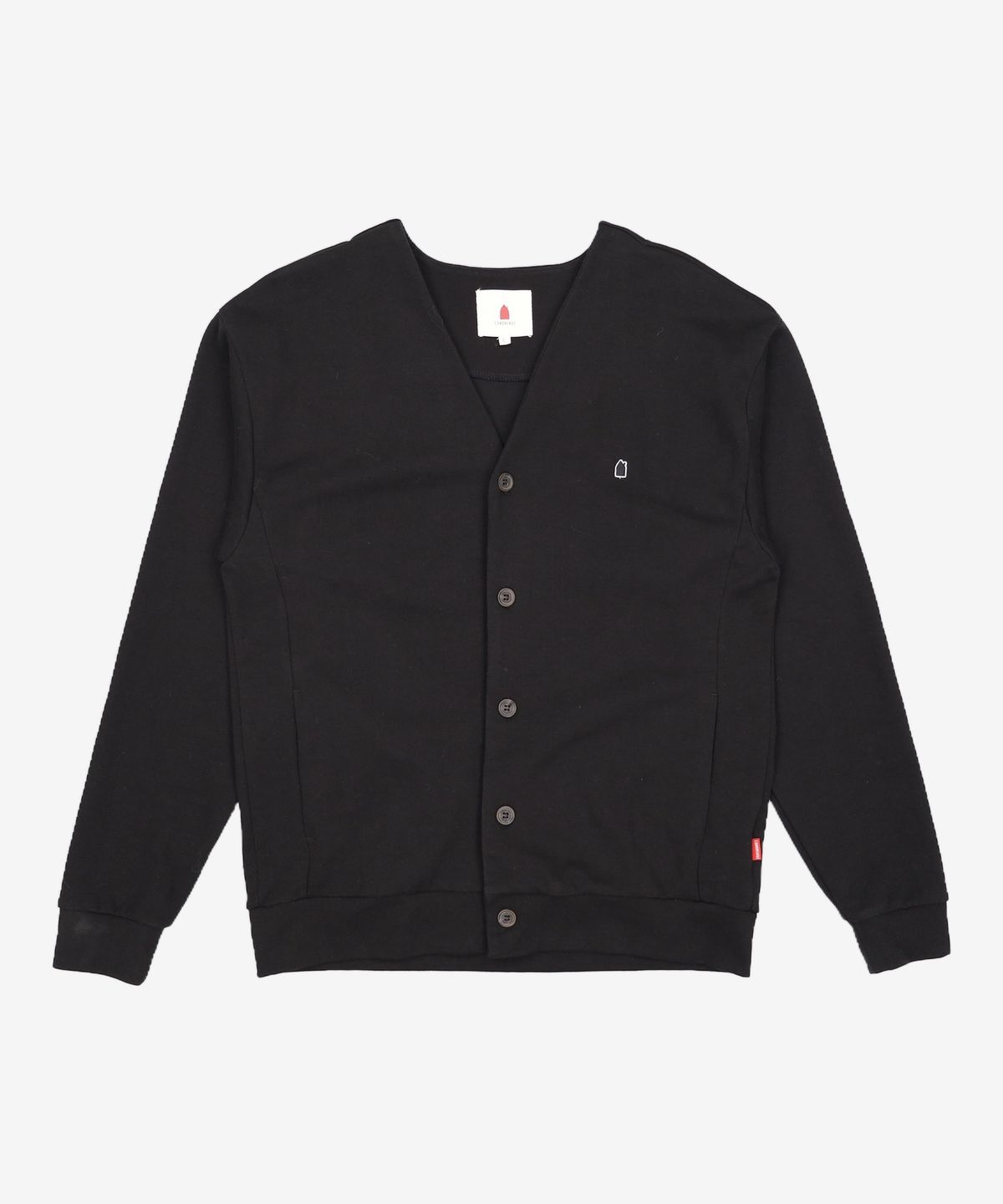 꼬모니노즈(COMONINOZ) BASIC SWEAT CARDIGAN [BLACK] L