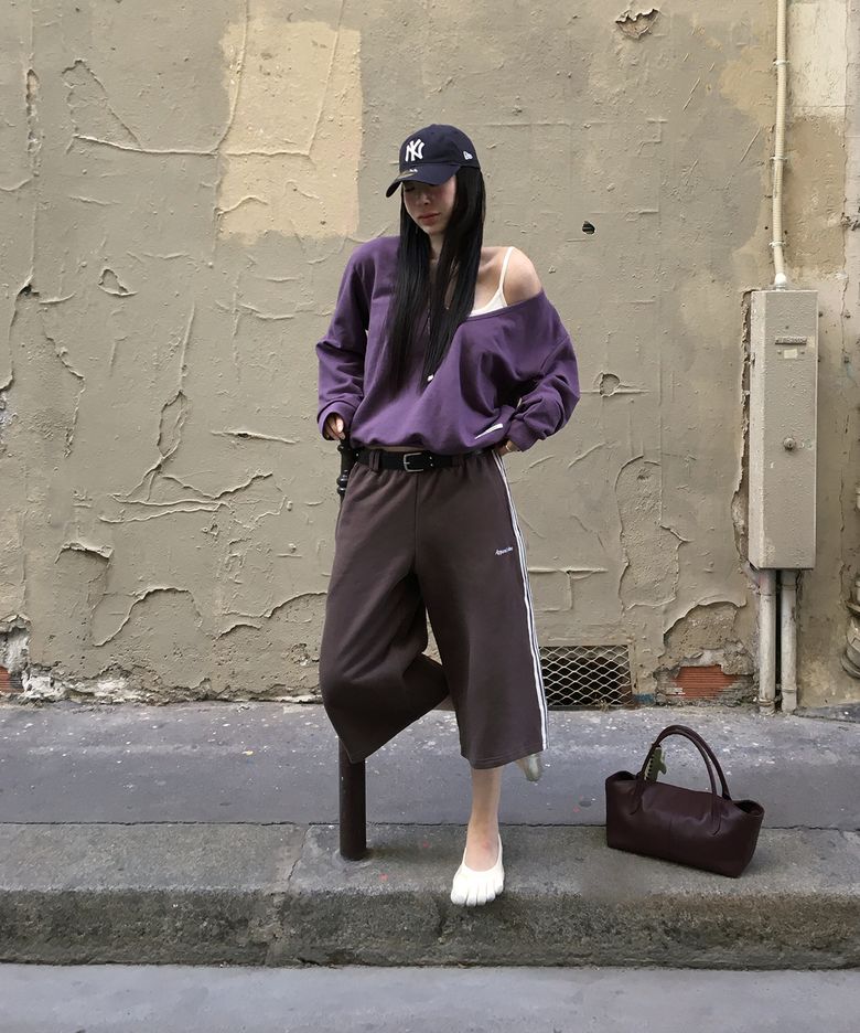 Bask bermuda track pants - Brown
