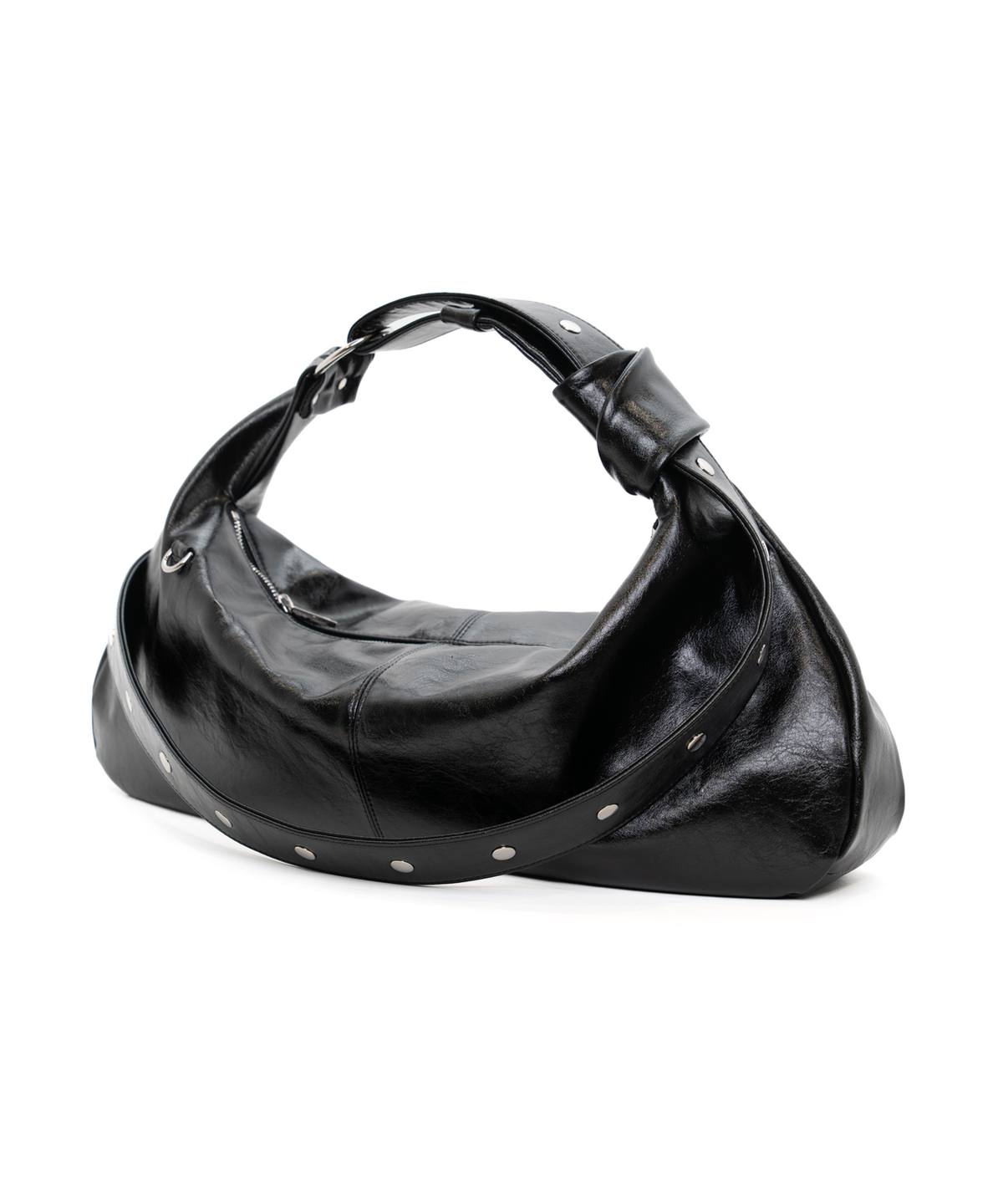 아포이(AFOYE) Loop Bag (Glossy Black)  루프백