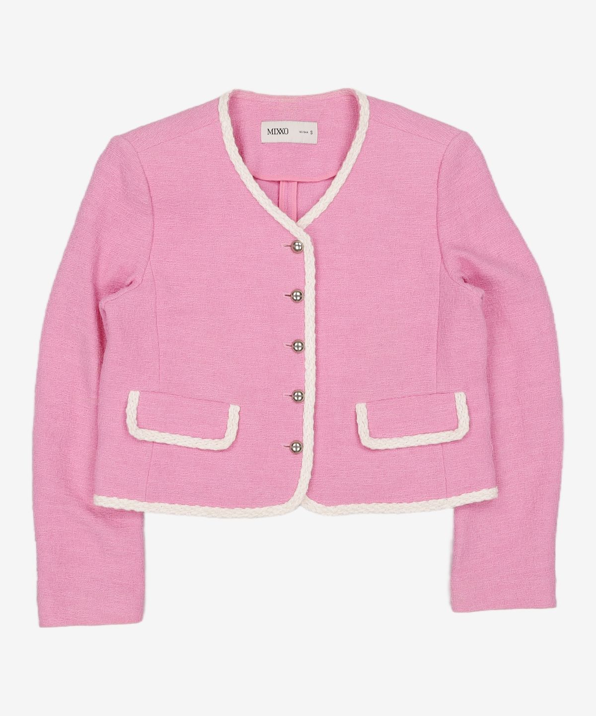미쏘(MIXXO) 브이넥 트위드 자켓 MIWJKD402G S