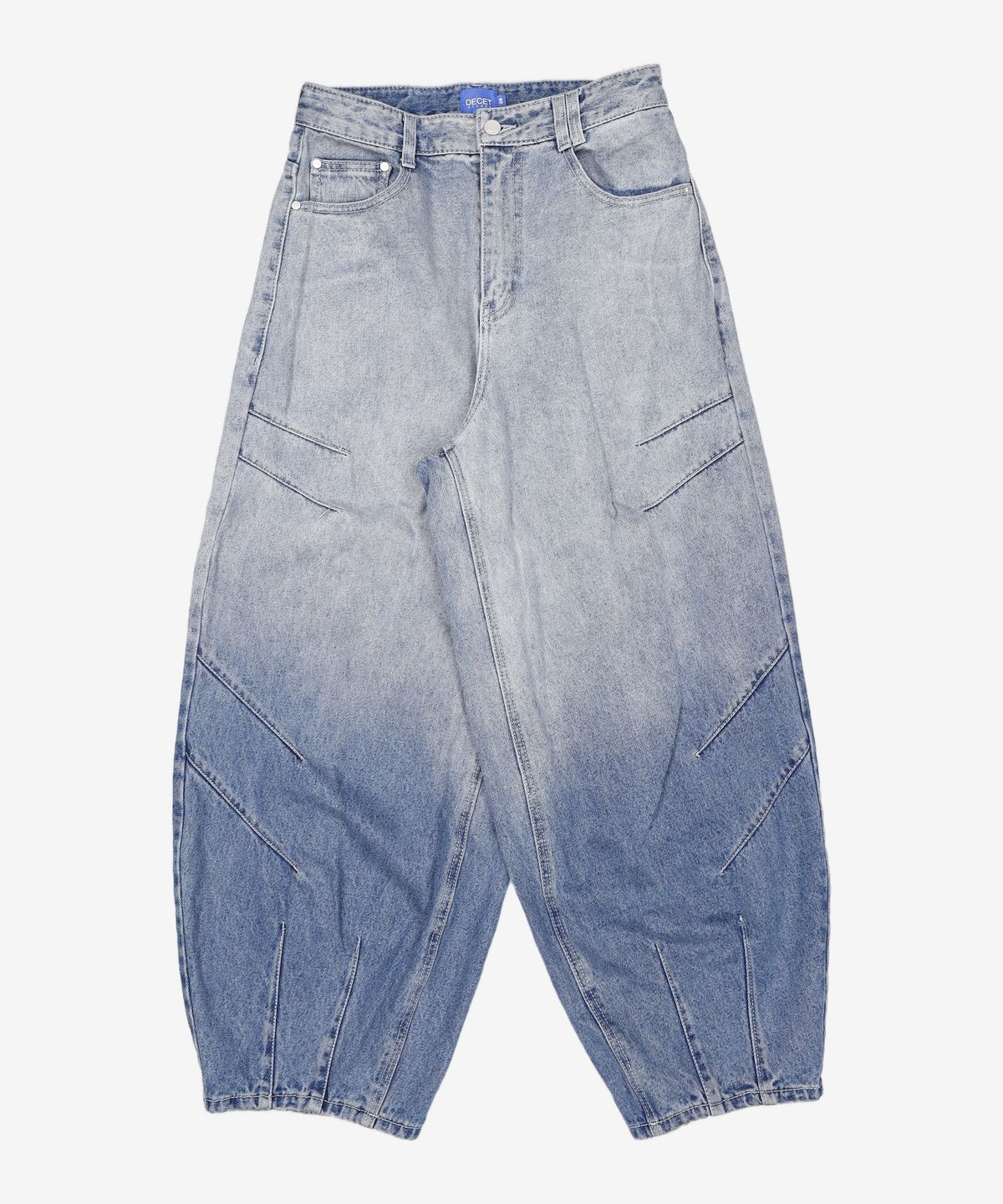 데케트(DECET) [크링클워싱]Balloon Wide Jeans DCPT055CRBlue 28