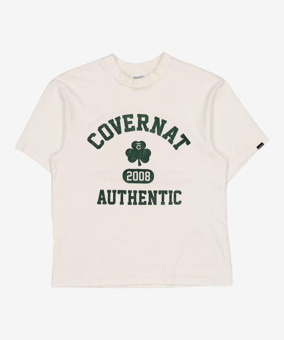 커버낫(COVERNAT) 아이비 클로버 티셔츠 화이트 S