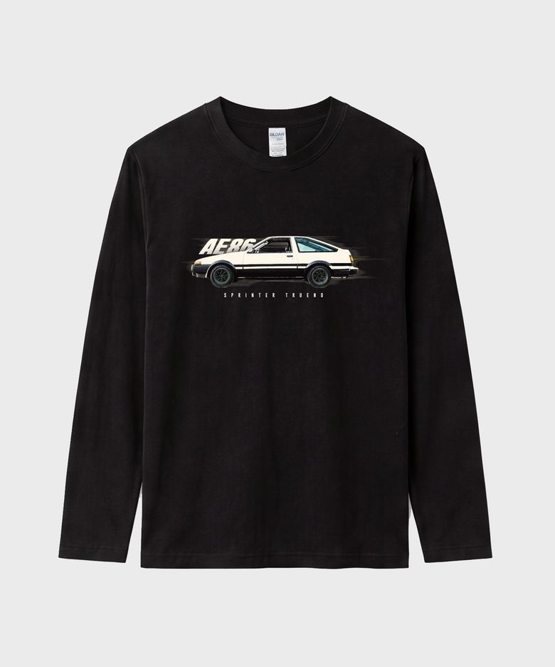 Gildan X 빈티지 컬렉션 AE86 롱슬리브 티셔츠
