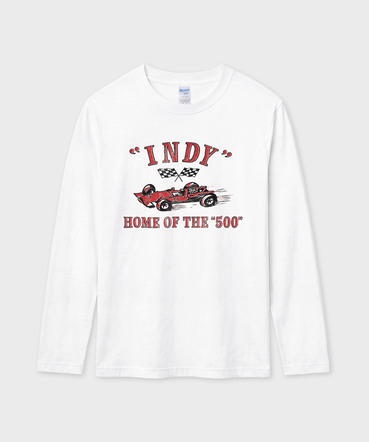 길단(GILDAN) Gildan X 빈티지 컬렉션 INDY 롱슬리브 티셔츠
