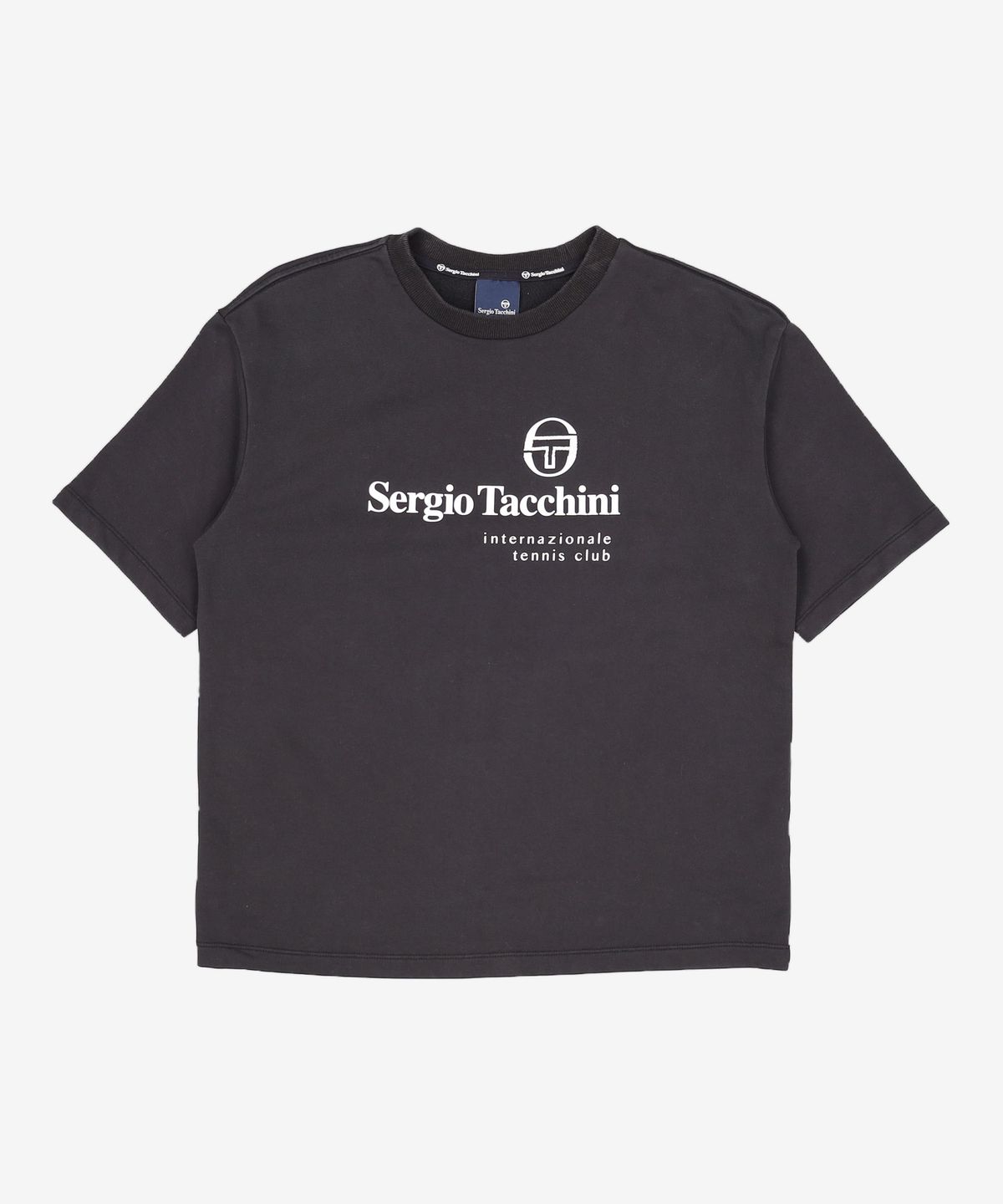 세르지오 타키니(SERGIO TACCHINI) W 모던 CP 로고 라운드넥 반팔 맨투맨 M