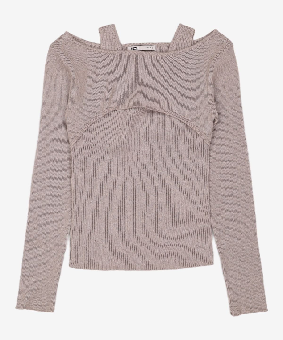 미쏘(MIXXO) 나시 레이어드 볼레로 풀오버_MIWKAG324T S