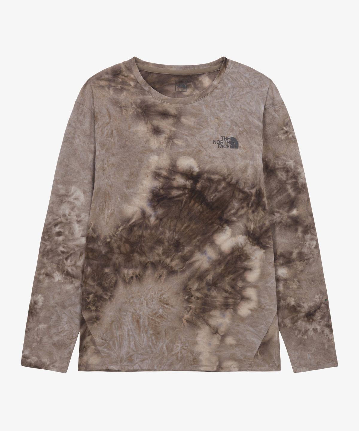노스페이스(THE NORTH FACE) NT7TS56B 남성 플로우-다이 긴팔 티 DARK BEIGE