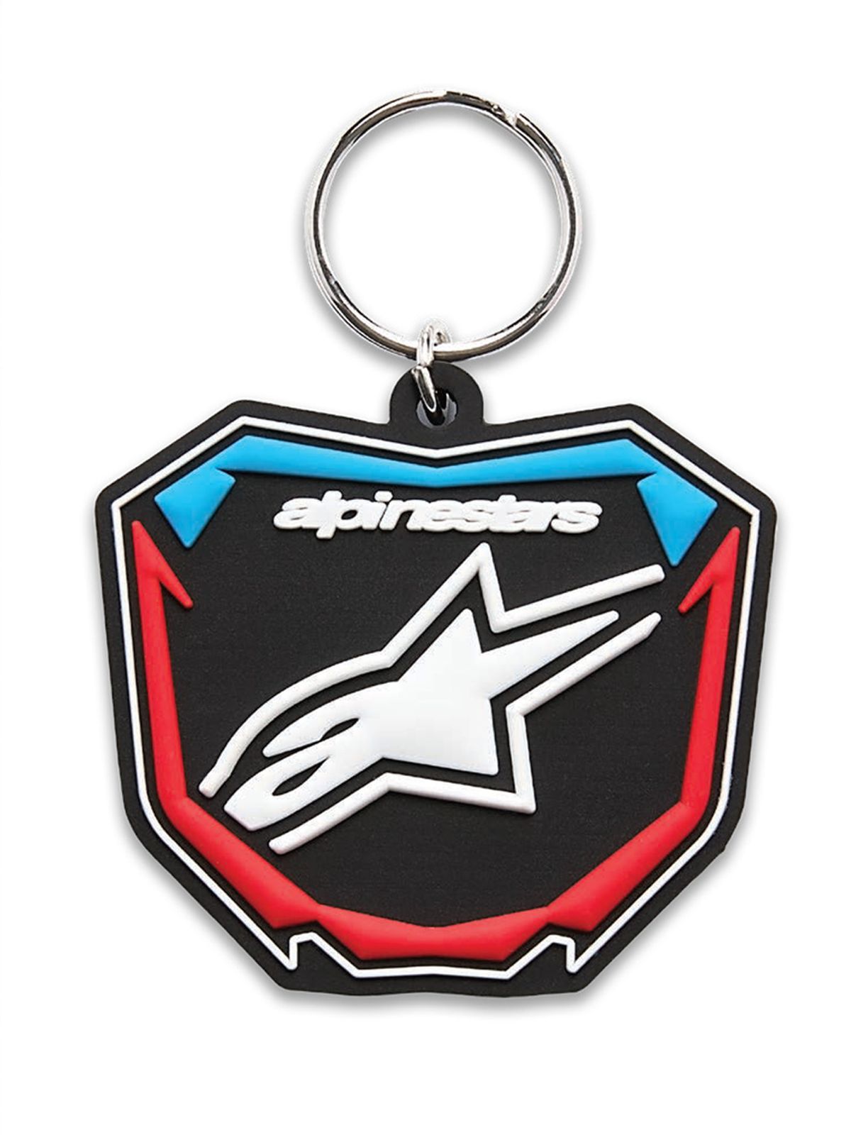 알파인스타즈(ALPINESTARS) PLATE KEYFOB - BLACK/BLUE/RED OS