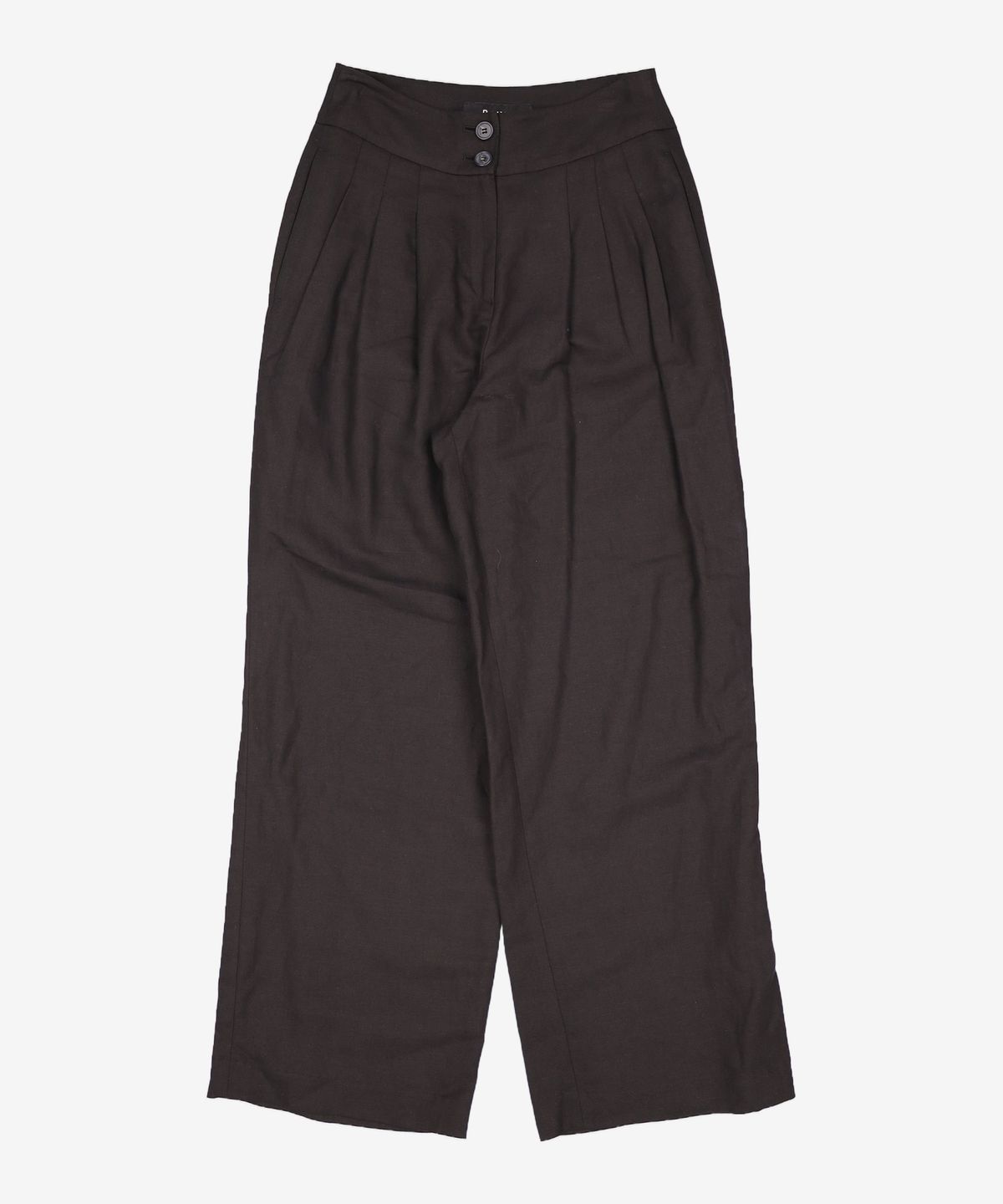 레이브(RAIVE) Linen Wide Pants (Black)_VW8ML0770 01