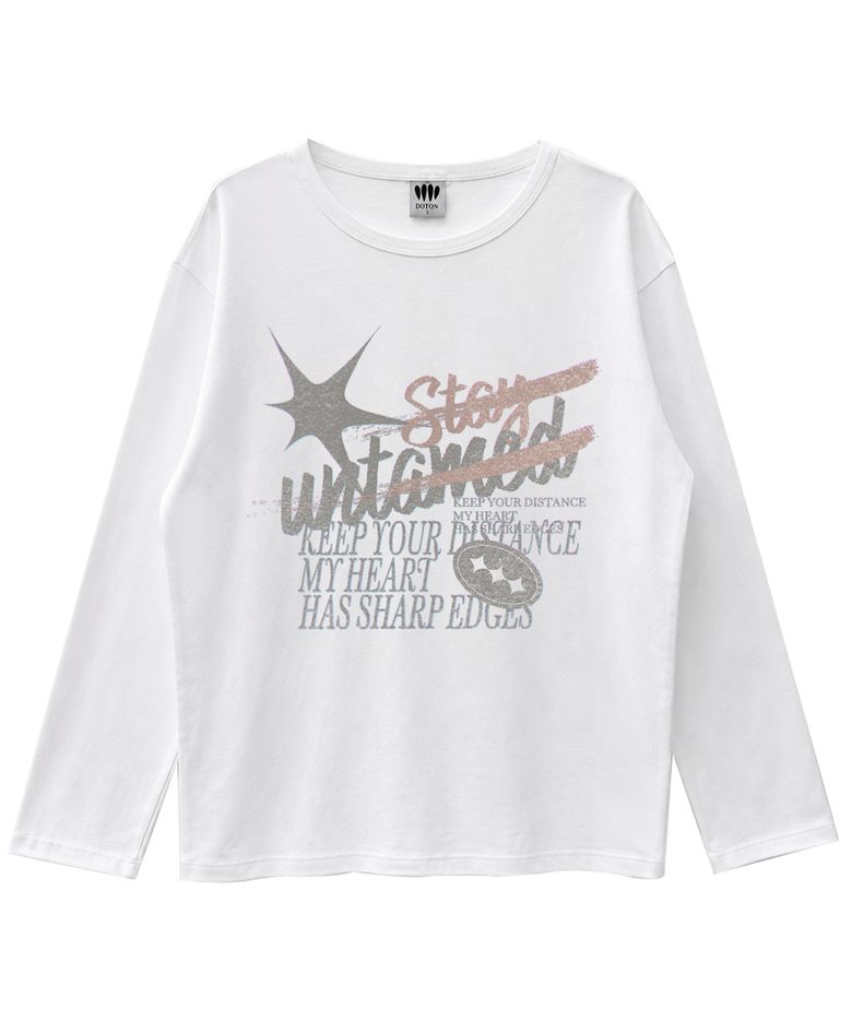 STAY UNTAMED LONG SLEEVE (White)